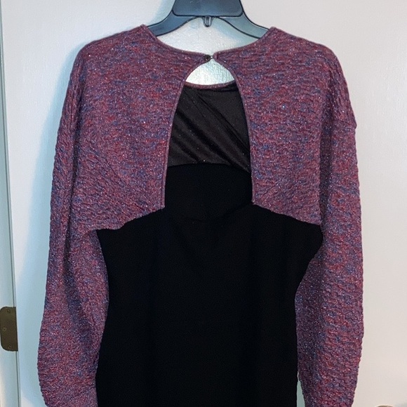 Esteban Cortazar Collective, Contrast Sweater Dress. Size XL - Picture 6 of 12